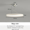 Modern minimalist Nordic aluminium chandelier with LED lights