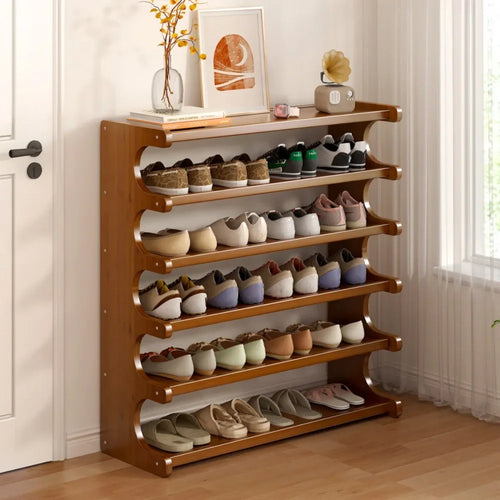 simple and space-saving indoor shoe rack - vue 3 sur 20