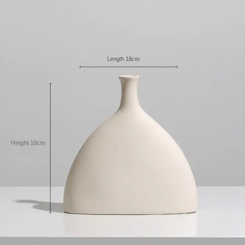 modern ceramic vase for dried flowers interior decoration