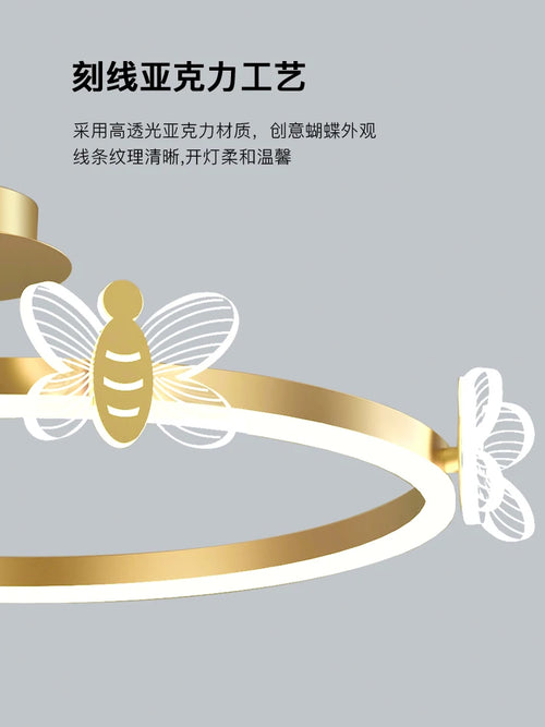 Round LED ceiling light for modern indoor lighting - vue 7 sur 14