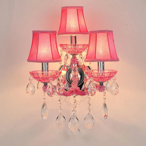 Modern crystal wall light for interior decoration - vue 2 sur 12