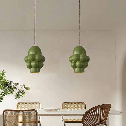 Wabi sabi style nordic LED chandelier for bar and restaurant - vue 3 sur 10