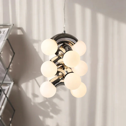 Modern and creative grape-shaped chandelier nordic vintage style - vue 3 sur 12