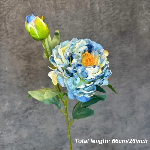 Silk artificial peony bouquet for weddings and home decor - vue 18 sur 21