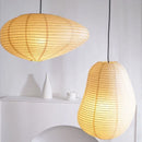 Wabi sabi Japanese style Isamu Noguchi decorative LED pendant light