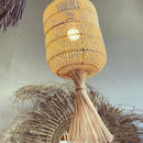 Simple Nostalgic Vintage Style Rattan Floor Lamp