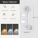 Smart wireless wall light with human detection and dimmable brightness