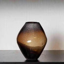 transparent glass vase for flowers and terrarium elegant decoration