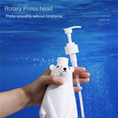 refillable polar bear lotion dispenser for bathroom
