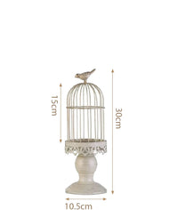 retro birdcage chandelier for romantic dinner and wedding