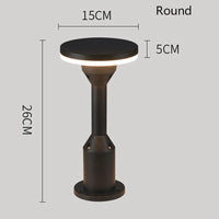 LED bollard lamp for outdoor landscape lighting
