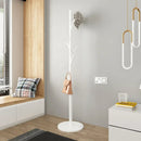 modern vertical wood and iron hanger for storage
