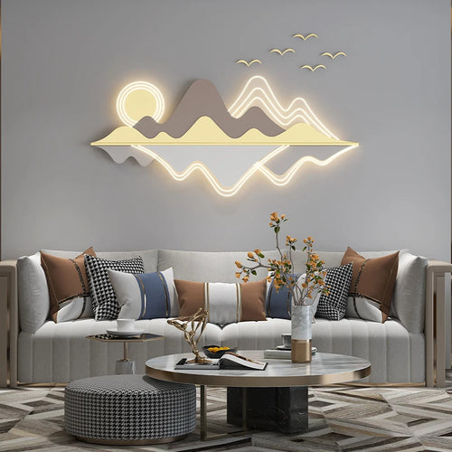Modern decorative wall light for creative and elegant interiors - vue 4 sur 10