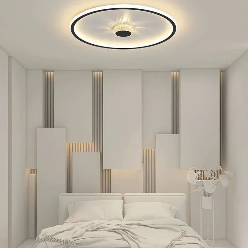 Modern LED ceiling light for stylish and bright interior decor - vue 3 sur 10