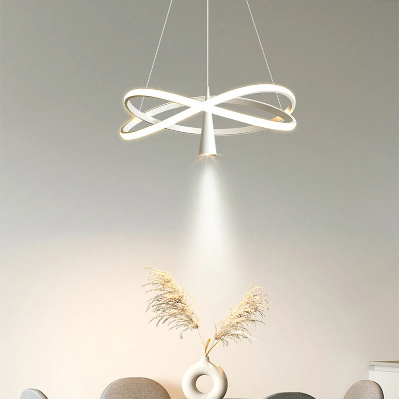 Modern LED pendant chandelier for elegant interior decor