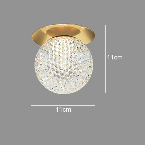 Nordic LED ceiling light for living room, dining area, bedroom, corridor or cloakroom - vue 11 sur 16