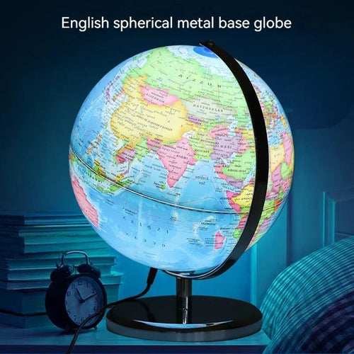 educational light globe decorative world map - vue 2 sur 10