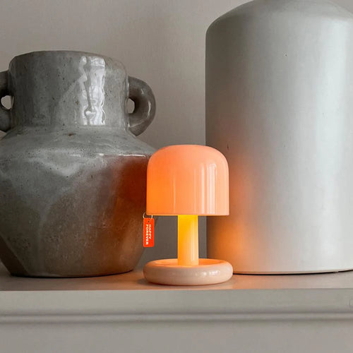 led lamp mushroom night light sunset - vue 2 sur 6