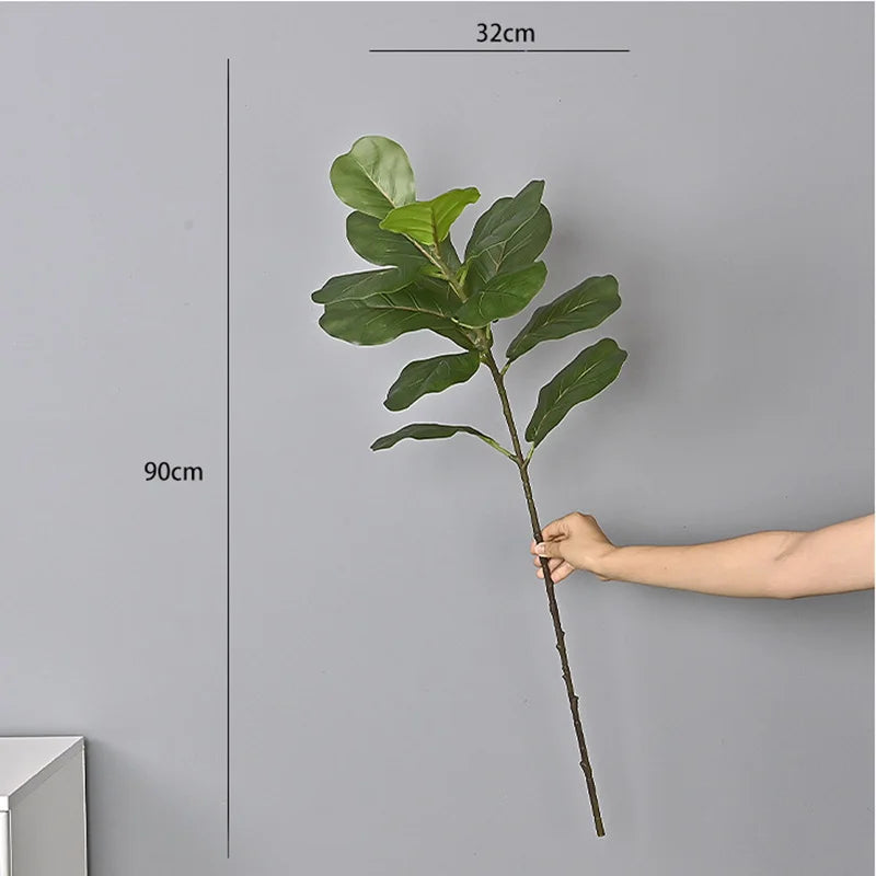 Artificial ficus branch for indoor and outdoor decoration - vue 9 sur 10