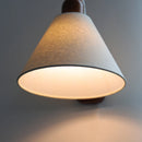 Retro solid wood wall light for a warm atmosphere