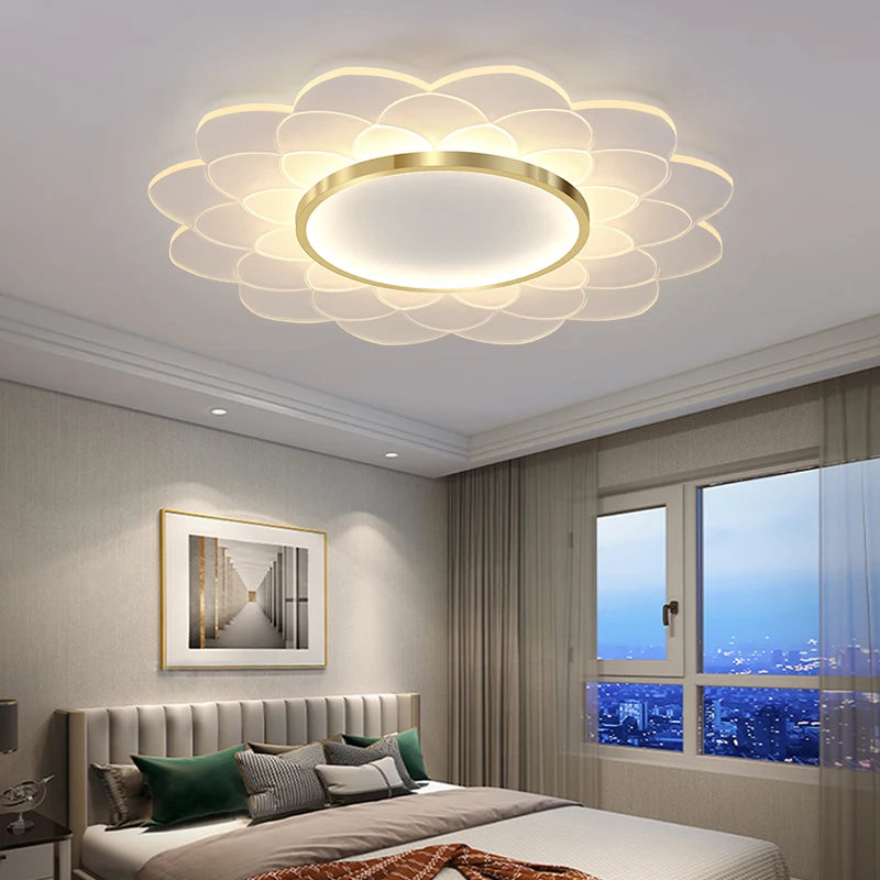Modern floral designer chandelier for bright home interiors