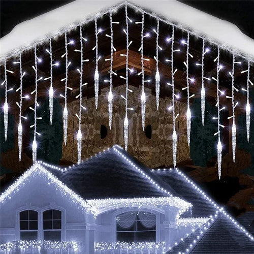 Christmas window LED decorations with 8 flashing modes - vue 6 sur 12