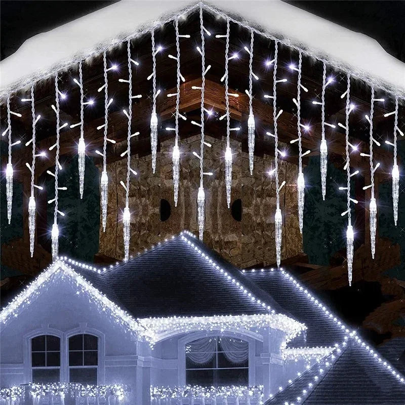 Christmas window LED decorations with 8 flashing modes - vue 5 sur 12