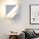 modern wall light with designer switch rotary backlight