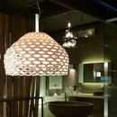 Italian designer pendant light with openwork for modern interiors