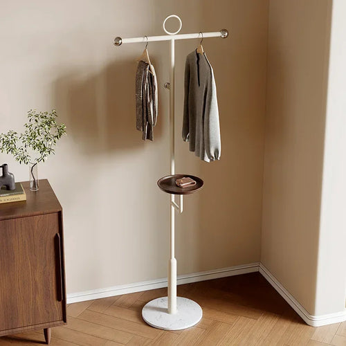 lightweight luxury hangers with marble base and hanging rack - vue 2 sur 8