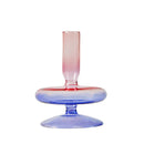 Glass candlestick holder for party and wedding decorations