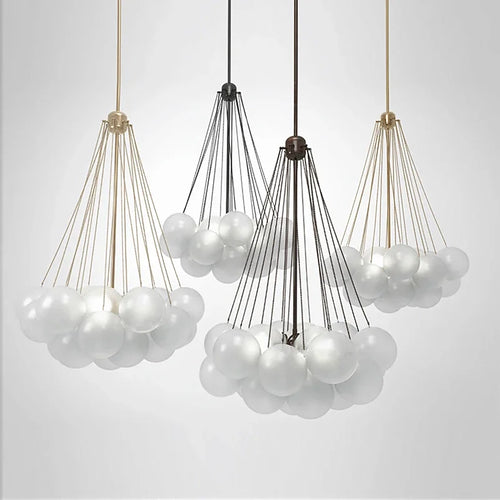 lustre moderne en verre pour une décoration élégante à la maison - vue 3 sur 10