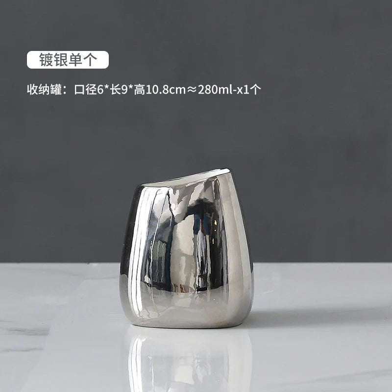 ceramic bathroom accessories for home decor - vue 7 sur 23