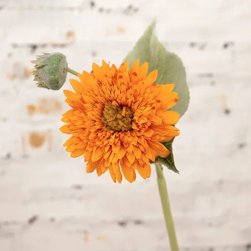 Artificial double petal retro sunflowers for interior decoration