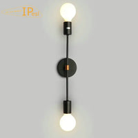 Vintage LED wall light with pull switch