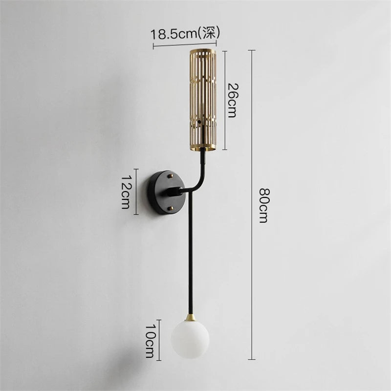 modern led wall light creative design for interior decoration - vue 6 sur 7