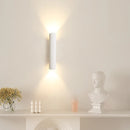 Designer wall light with full spectrum eye protection and warm ambience