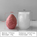 DIY Easter egg silicone candle mold