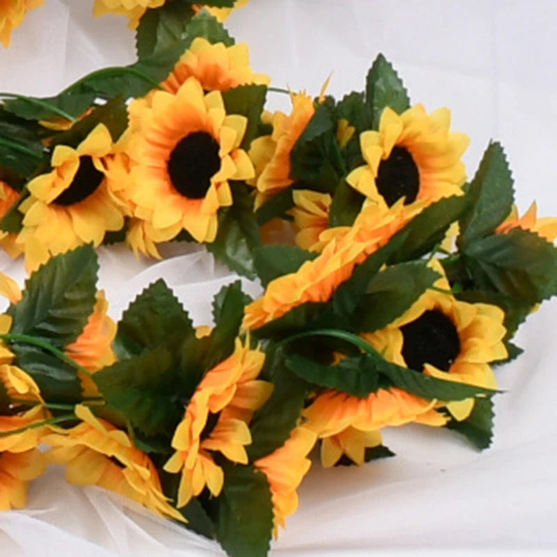 Artificial sunflower decoration for weddings and parties