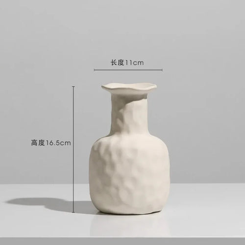 modern ceramic vase for dried flowers interior decoration - vue 15 sur 16