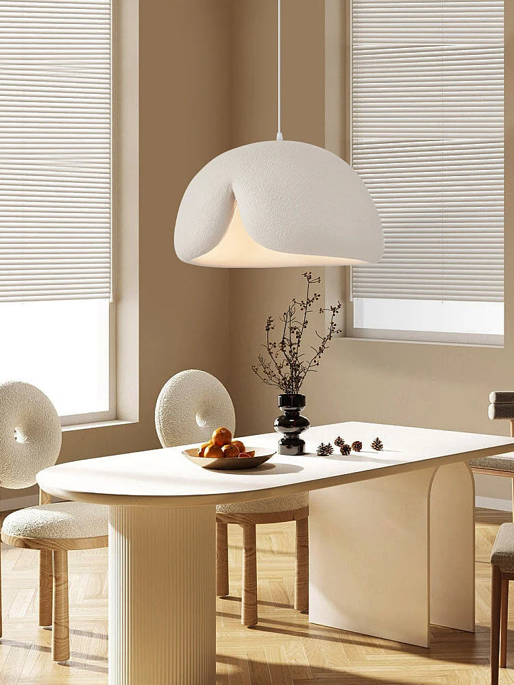 Minimalist nordic wabi sabi LED pendant chandelier for loft decor