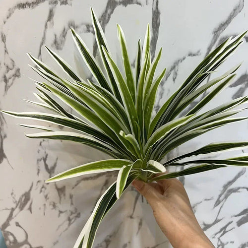 Artificial spider grass plant floral decoration wedding - vue 3 sur 7