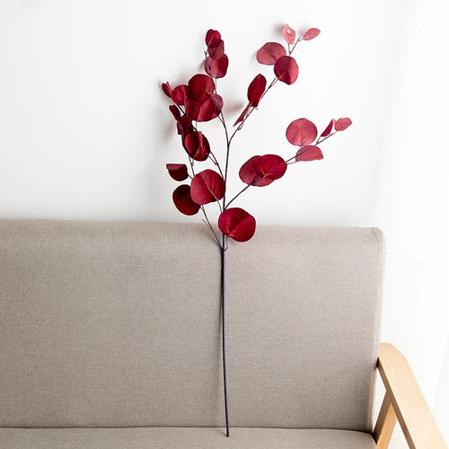 Artificial eucalyptus plant for autumn decor and DIY arrangements - vue 13 sur 16