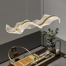 Modern design LED chandelier for interior adjustable in transparent acrylic
