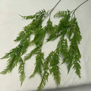 Artificial rattan fern for indoor and outdoor decoration