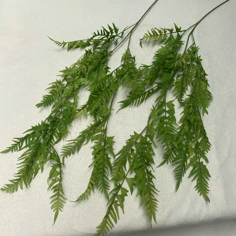Artificial rattan fern for indoor and outdoor decoration