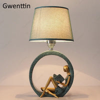 Nordic desk lamp for reading and home decor