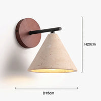 Decorative indoor natural stone LED wall light