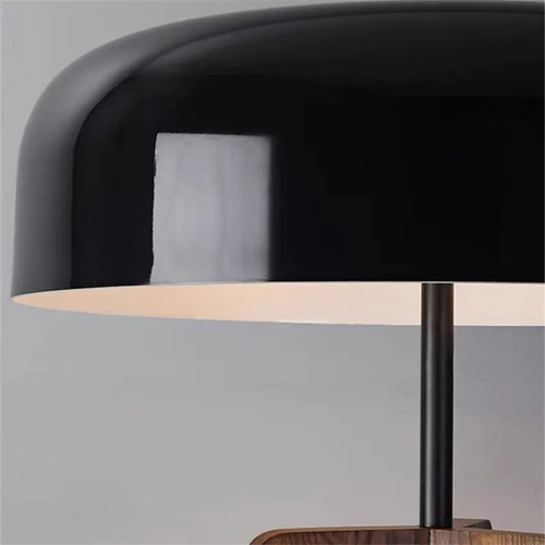 Wood floor lamp with plug adapter for home, hotel or shop - vue 10 sur 10
