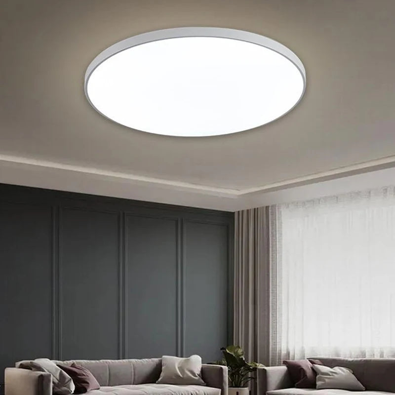 Modern LED ceiling chandelier 48W 36W 24W for bedroom, kitchen, bathroom, dining room lighting - vue 3 sur 10